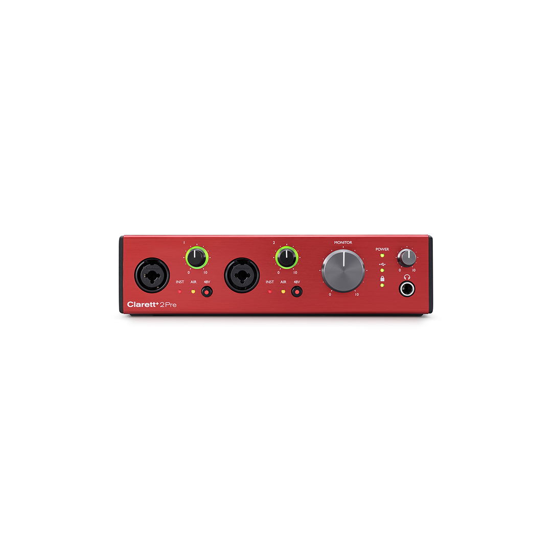 کارت صدا استودیویی فوکوسرایت مدل Clarett+ 2Pre