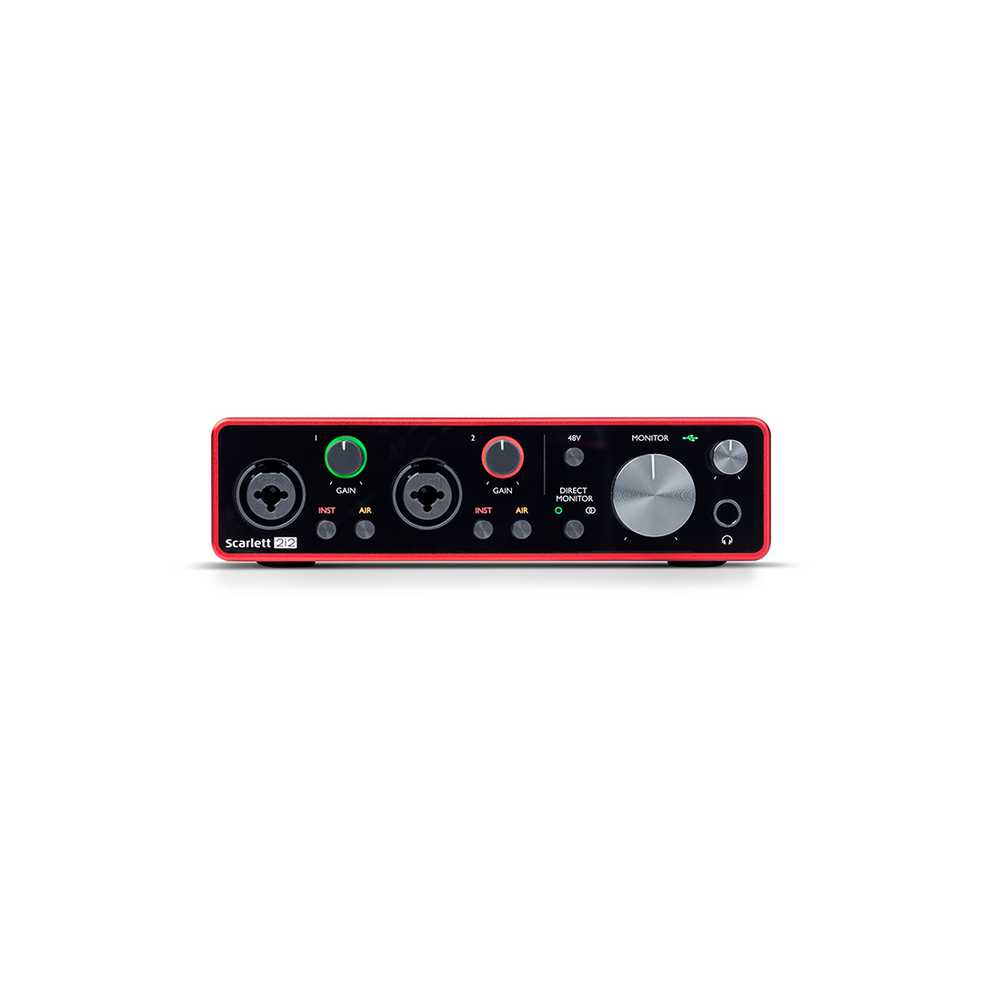 کارت صدا استودیویی فوکوسرایت مدل scarlett 2i2 G3