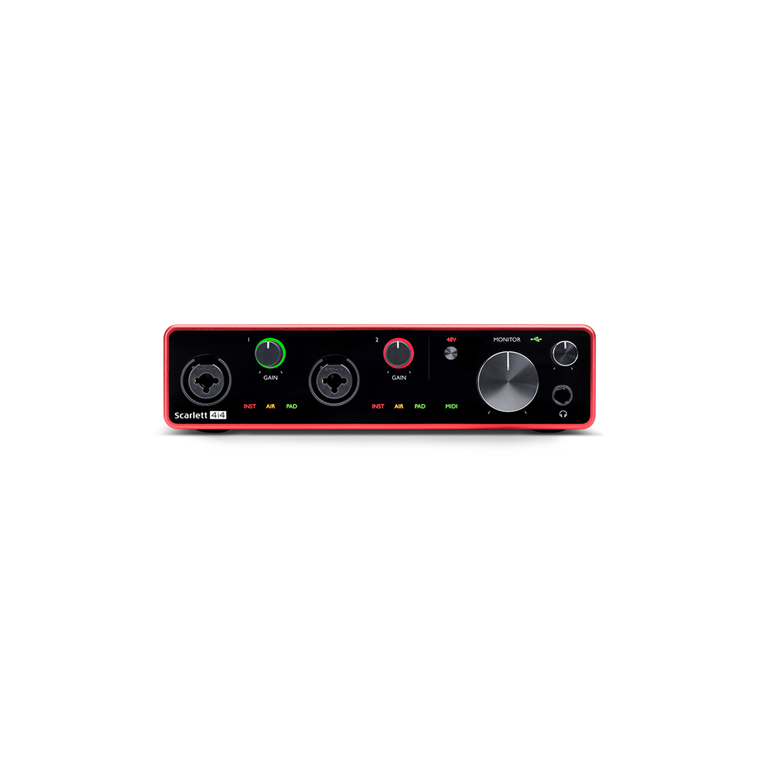 کارت صدا فوکوسرایت Scarlett 4i4 3rd Gen