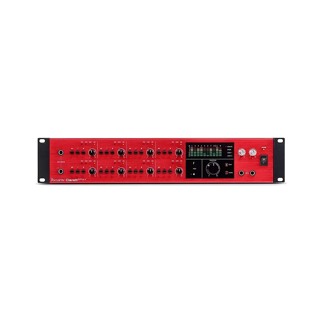 کارت صدا استودیویی فوکوسرایت مدل Clarett 8Pre X Thunderbolt